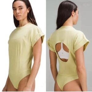Lululemon, Heavyweight Cotton T-Shirt Bodysuit, NWT